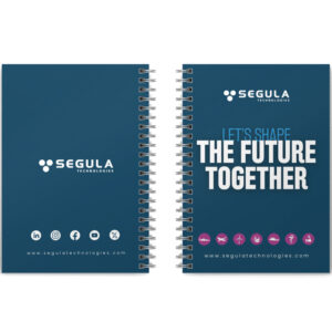 Lot de 10 carnets A5 à spirale