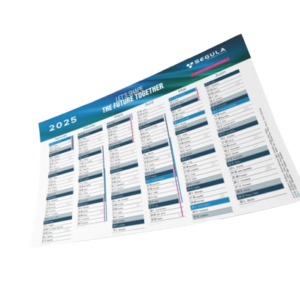 Lot de 10 calendriers souple A4